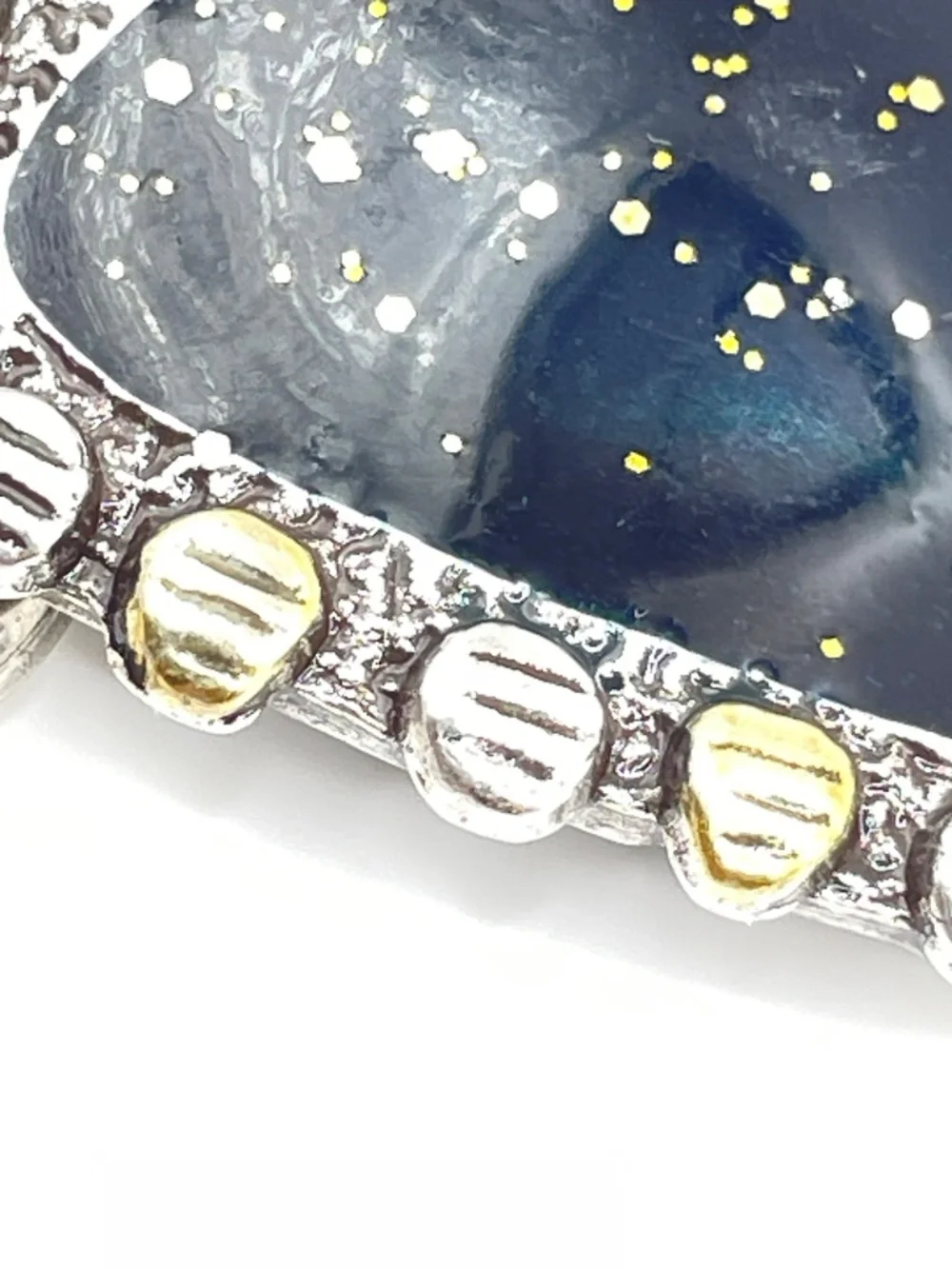 Vintage Y2K Signed Chico's Two Tone Bohemian Chain Link Belt  40